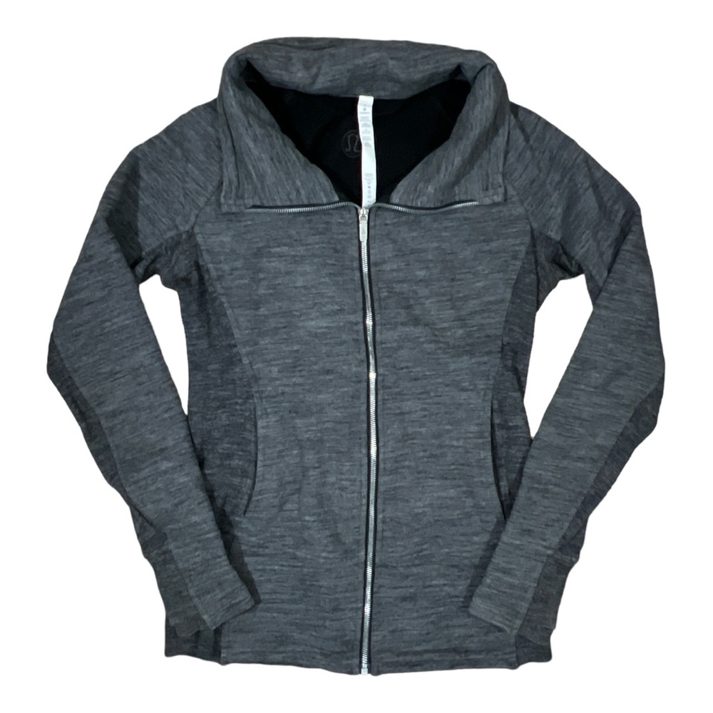 Lululemon Radiant Jacket Size 10 Dark Gray GCX-1‎